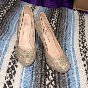 Sz 7 formal heels - 2.5 inch heels